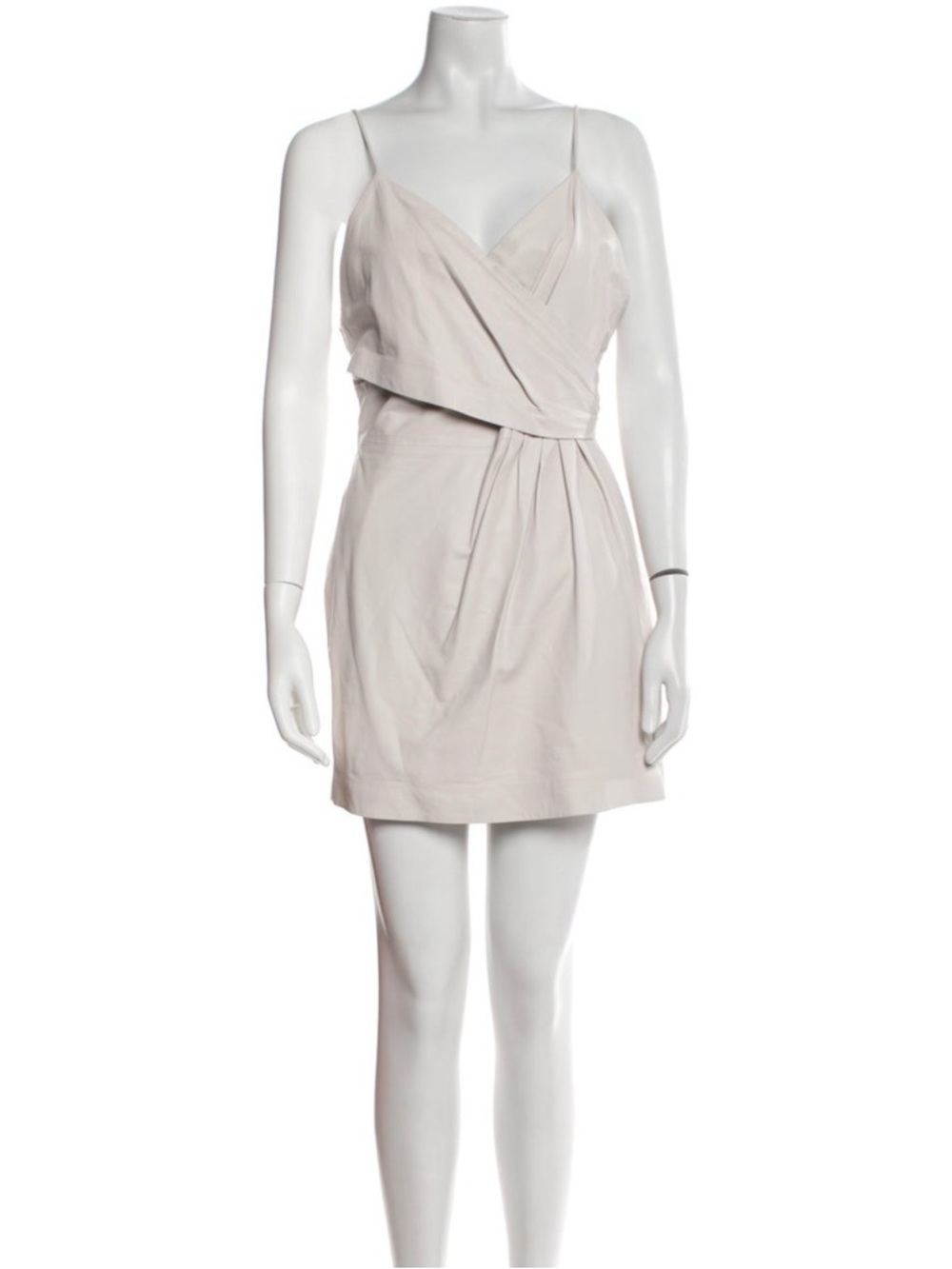 IRO Lamb Leather Mini Dress 40 M 8